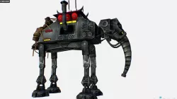 Metal Elephant Robot Transport Star Wars