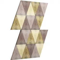 Metal Triangle Tiles 3D Model