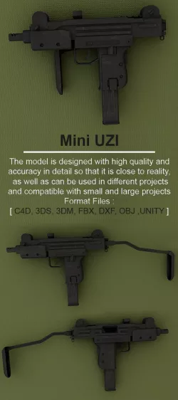 Mini UZI - 3D Model