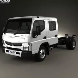 Mitsubishi Fuso Canter 815 Wide Crew Cab Chassis Truck 2016