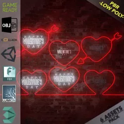 Neon Hearts Pack1