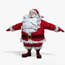 New cool Santa Claus for beautiful 3d print 01