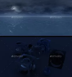 Ocean Night 7 - HDRI