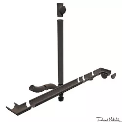 Old Black Gutter System PBR