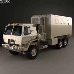 Oshkosh FMTV M1087 A1P2 Expansible Van Truck 2016