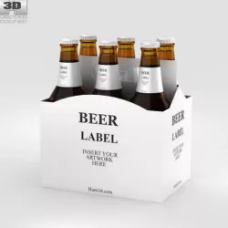 Paper Pack Beer Carrier Mockup