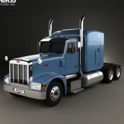 Peterbilt 377 Sleeper Cab Tractor Truck 1999