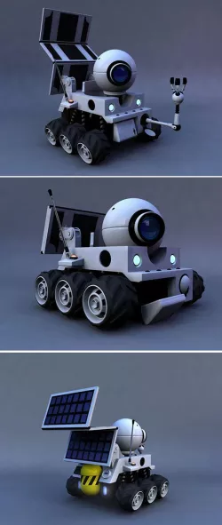 Planet 51 Rover Robot Model