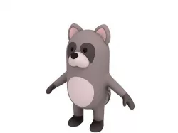 Raccoon Character