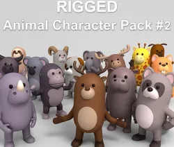 Rigged Animal Character Pack 2