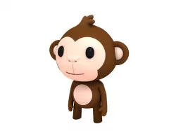 Rigged Little Monkey