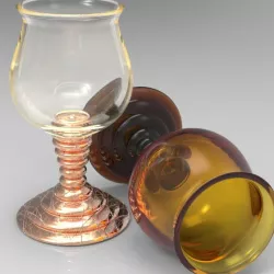 Ringed Stem Wine Glass