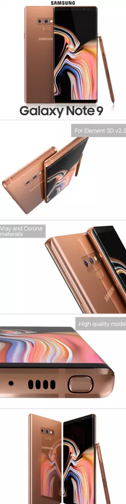 Samsung GALAXY Note 9 Metallic Copper