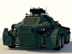 Sci-Fi Military Car