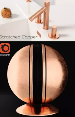 Scratched Copper | 3Ds Max Corona Material