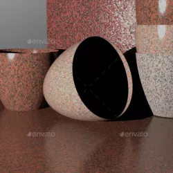 Seamless Red Granite Textures