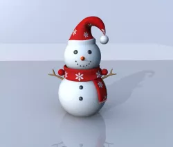 Snowman 3D Model