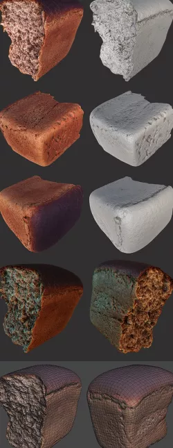 Soviet Brick Bread Cut