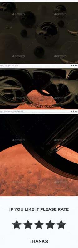 Space HDRi Map 012