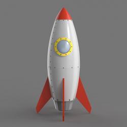 rocketship cartoon 3D Models | Page 1 | STLFinder