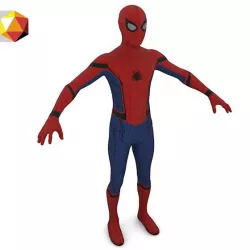 SpiderMan Character 3d Model