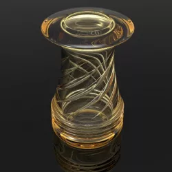 Swirly Cut Vase