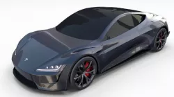 Tesla Roadster Midnight Silver