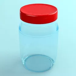Transparent jar