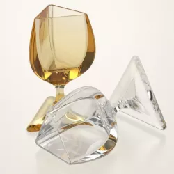 Triangular Wine Glass