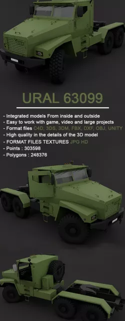 UraL 63099 Full 3D Model
