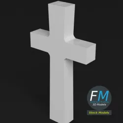 War memorial gravestone - Cross