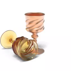Wavy Twisted Wine Glass