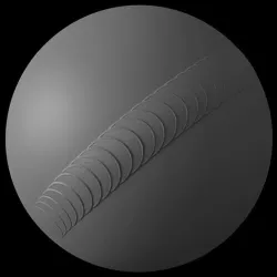 Weld Brush - Stack of Dimes