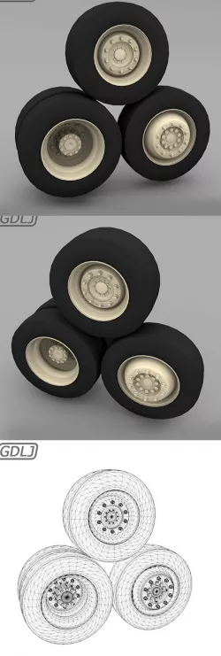 Wheel & Tire - Ready design 3d model