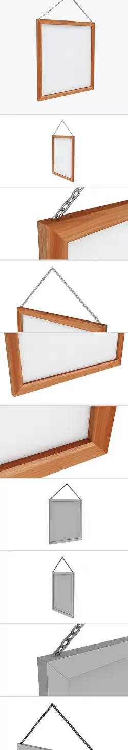 Wood Frame 3D