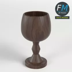 Wooden goblet