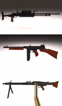 WW2 Machine Gun Pack