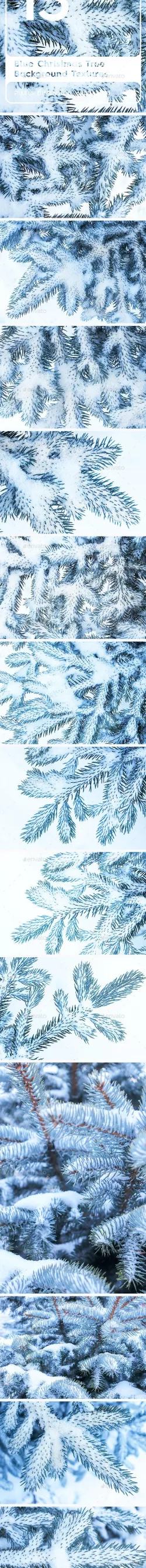 13 Blue Tree Background Textures