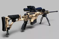 338 Lapua Magnum sniper rifle