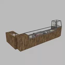 3D Cafe Counter