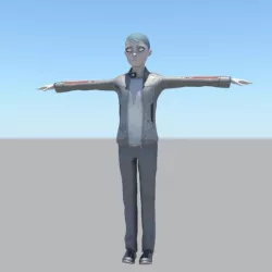 3D Character for Unity and Unreal With 16 type PO