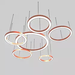 3D Circle Lamp Set