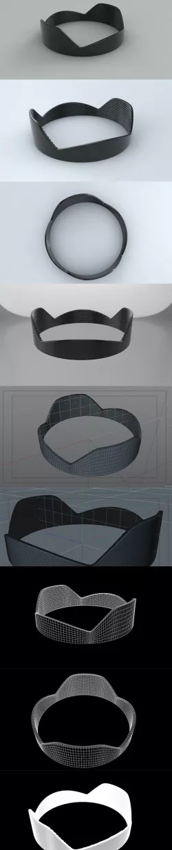 3D Lens Hood C4d