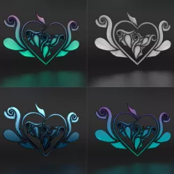 3D pattern and pack textures