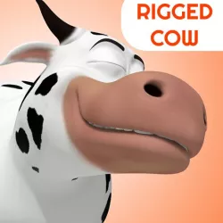 3D Rigged Cow