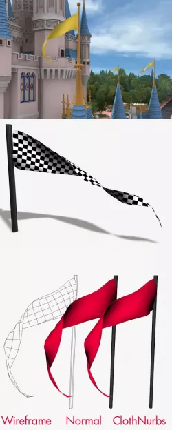 Animated Triangular Flag