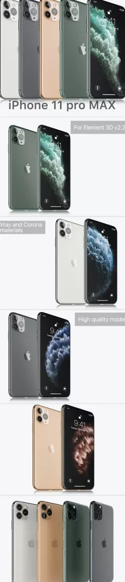 Apple iPhone 11 Pro Max All colors
