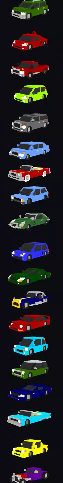 Basic Voxel Vehicle Pack