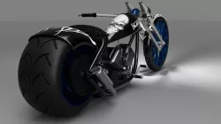 BLACHO - A Custom Chopper Bike