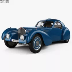 Bugatti Type 57SC Atlantic with HQ interior 1936